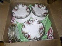 18 Sets of Royal Albert Teacups and Saucers