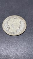 1912 Silver Barber Half Dollar