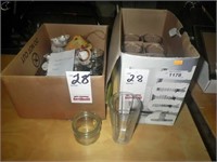 2 Boxes w/ 1 Cup Glass Preserving Jars, Glassware