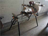 CHICAGO ELECTRIC SLIDING COMPOUND MITRE SAW-WORKS