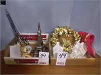 2 Boxes of  Christmas Ornaments and Decor