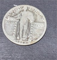 1928 Silver Standing Liberty Quarter