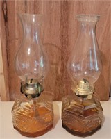 Pair of Oil Lamps