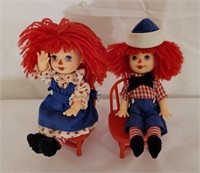 Raggedy Ann & Andy Mini Doll Set