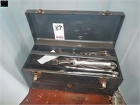 Beach Tool Box w/ Box Ends and Socket Set and Pipe