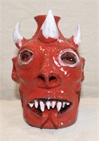 Chris Holly Ferguson Pottery Devil Face Jug