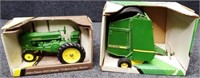 John Deere 70 Tractor & Round Baler