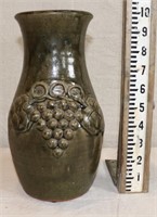 John Meaders Grape Decorated Vase