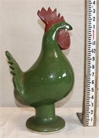 Edwin Meaders Large Green Rooster 1993