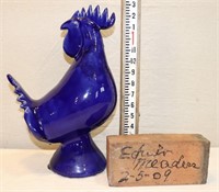 Edwin Meaders Blue Rooster