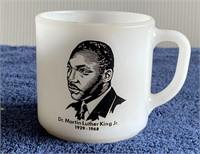 FIRE KING MLK JR COFFE CUP