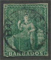 BARBADOS #5 USED AVE-FINE