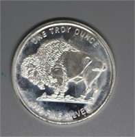 NEW ONE TROY OUNCE .999 SILVER-IND