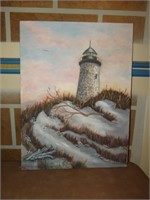 Lighthouse on Canvas 24" x 18"