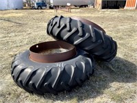 18.4x38 Clamp-on Dual & Tires, 20%