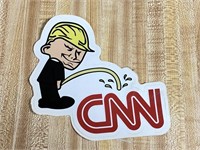 Trump & CNN Sticker