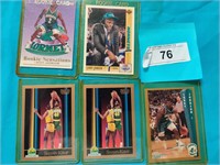 Larry Johnson and Shawn Kemp NBA trading cards