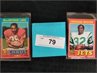 1971 Boozer and Emerson NFL trading cards