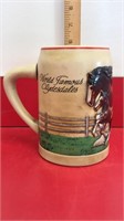 Clydesdale Mare & Foal-Stein by  Budweiser