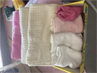 Towels and washcloths