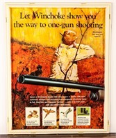 Advertisement Winchester Ammunition Display Sign