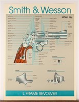 Poster Smith and Wesson Model 586 Revolver