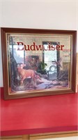 30” X 34”  Budweiser Bar Mirror-The King of beers