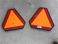 (2) Equipment Caution Triangles