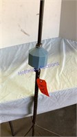 Lightning rod and blue bulb