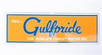 Vintage Gulfpride Porcelain Advertising Sign