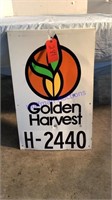 Golden Harvest H-2440 Hybrid Sign, tin, 18”x28”