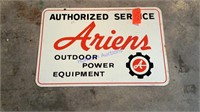 Ariens Service Sign, 2 sided steel, 2’x3’