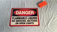 Danger Sign, Steel, 10”x14”