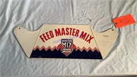 Feed Master Mix Sign, tin, 7.5”x22”