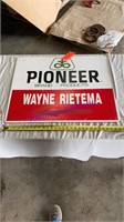 Pioneer corrugated sign - Wayne Rietema - 30”x24”