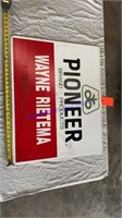 Pioneer corrugated sign - 24”x30” - Wayne Rietema