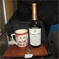 Texas Mickey, Shot Glass & Large Mug