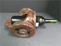 Wooden wine trolleys - cannons with wooden wheels