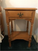 Vintage Hard Maple Nightstand