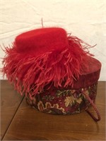 RED HAT! For the RED HAT SOCIETY!! With Box