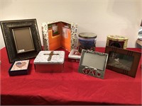 Home Decor with Frames, Boxes, Candles, Cards, ...