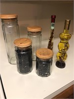 Canisters and Gourmet Oil Bottles