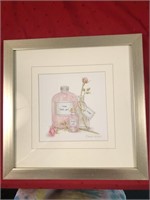 Framed & Matted Bath Oils Print
