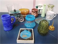 Clays in Calico Pottery, Fiesta, Fenton & more