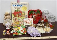 Vtg. Strawberry Shortcake & Porcelain Doll Lot