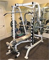 Keys Fitness Half Cage with Attachments