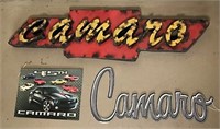 Vintage-look Camaro Sign