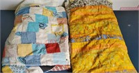 2 vintage handmade Quilts