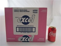 12 boites de 12 paquets de chewing-gum Excel