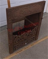 >>Vintage Cast Iron Fireplace Insert Improved.